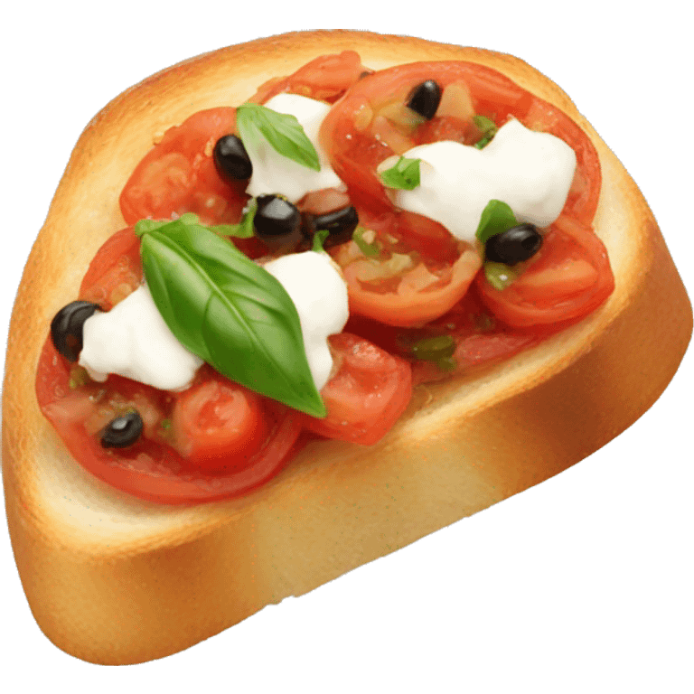 A bruschetta  emoji