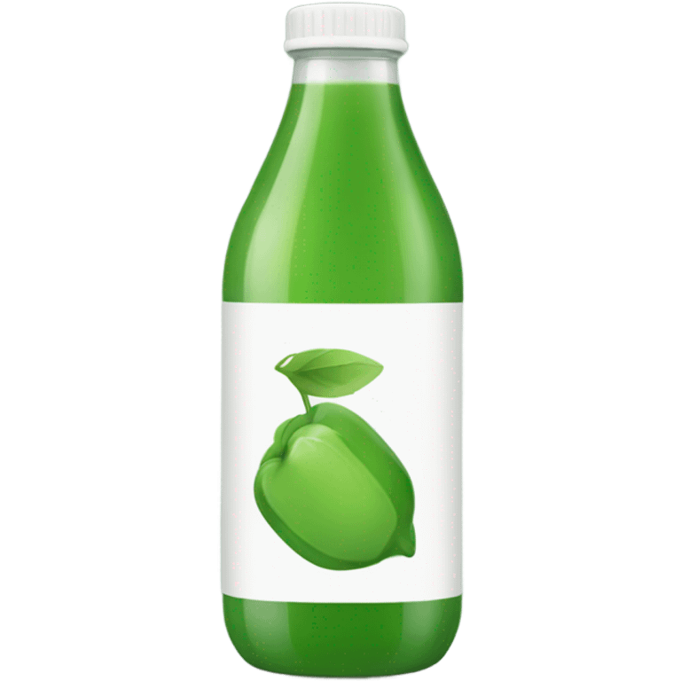 Bottled green juice emoji