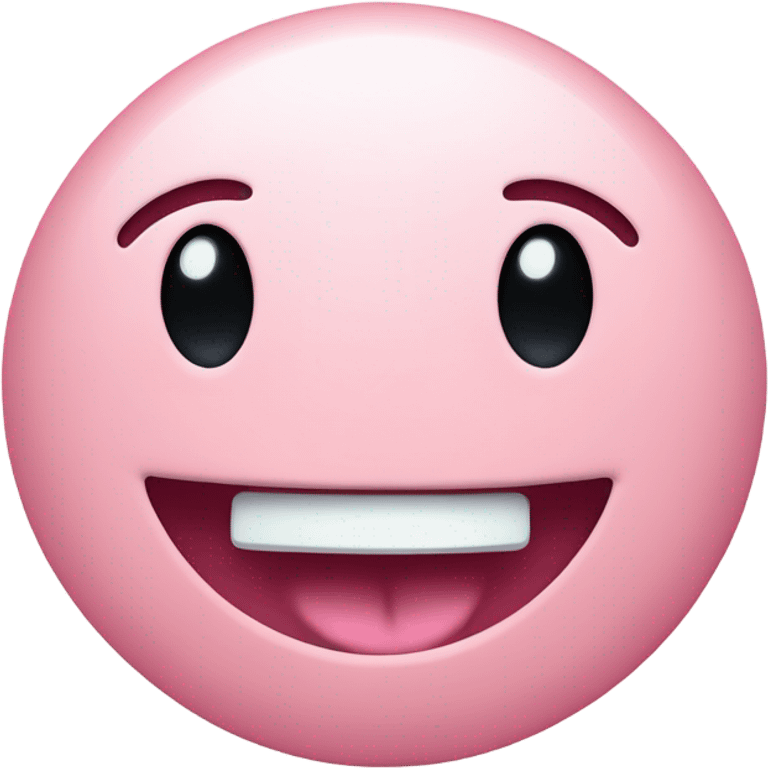 pastel pink smiley  emoji