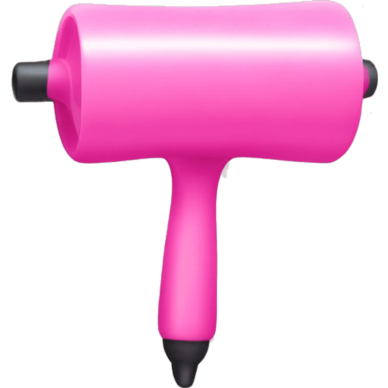 one pink plastic curler emoji