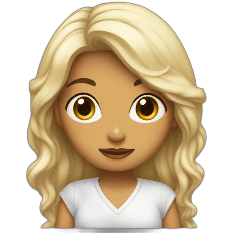 Femme accroupi  emoji