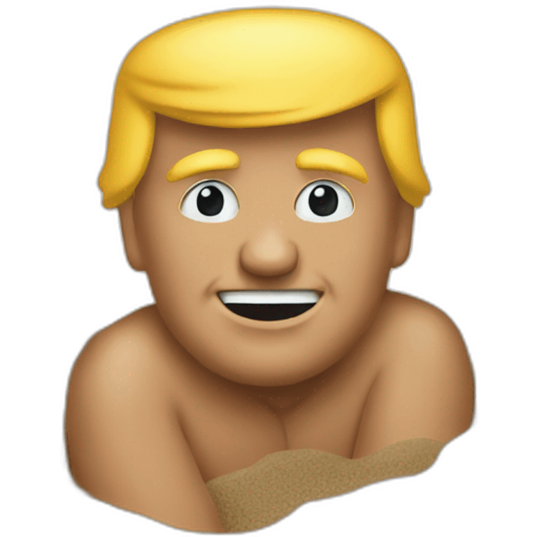 trump at the beach emoji