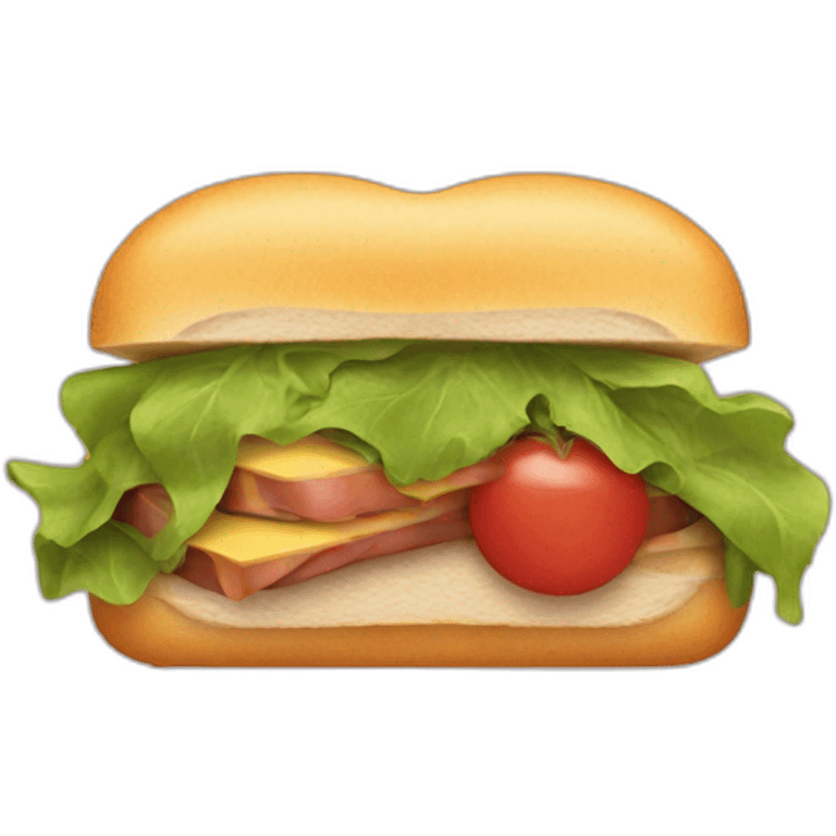 Sandwich music emoji