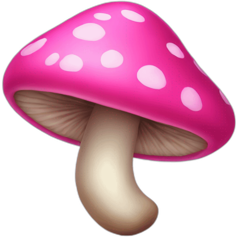 pink mushroom emoji