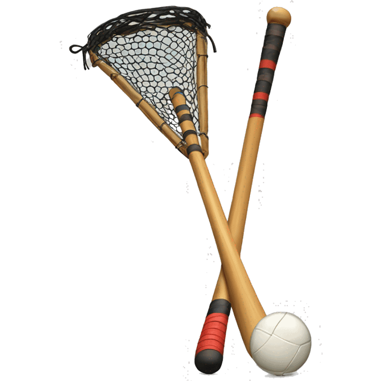 shinty stick and shinty ball emoji