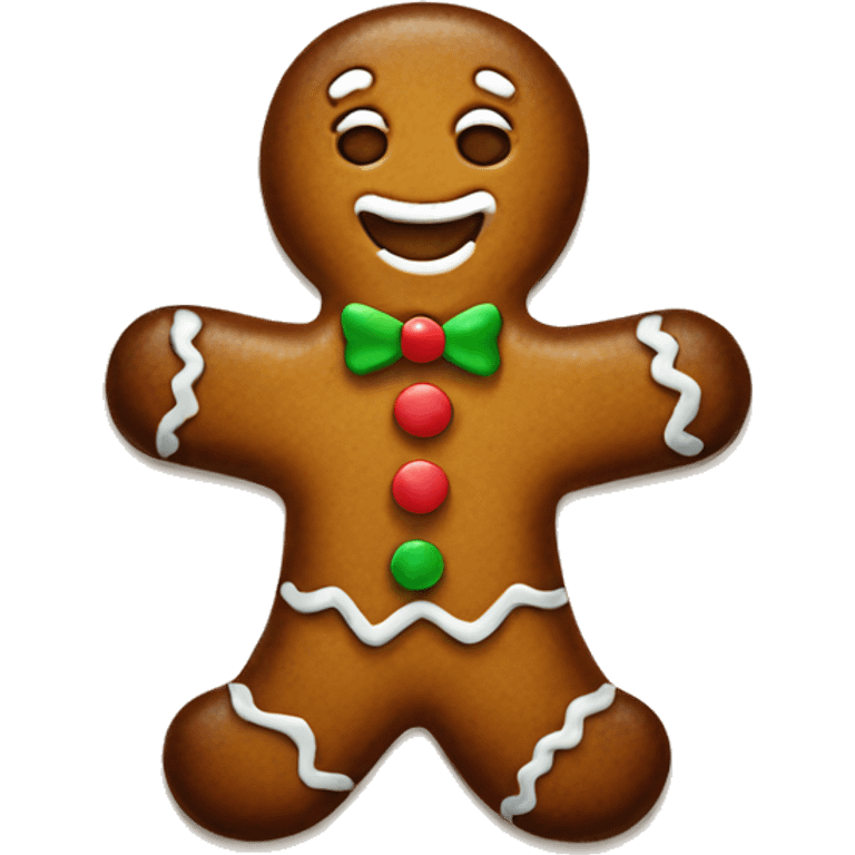 gingerbread man emoji