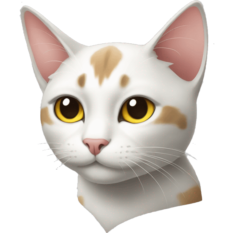 Cat with arigato emoji