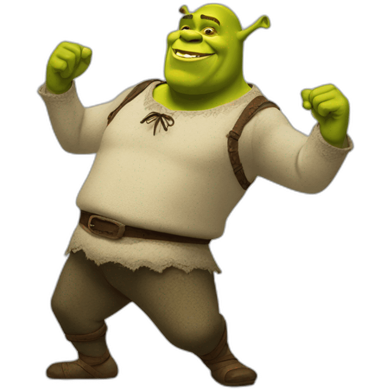 Shrek qui danse emoji