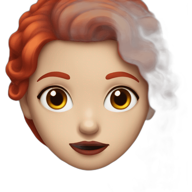 red head vampire girl emoji