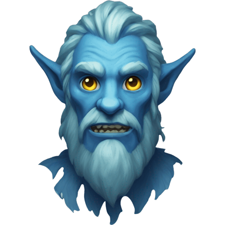 Spectral giant firbolg blue emoji