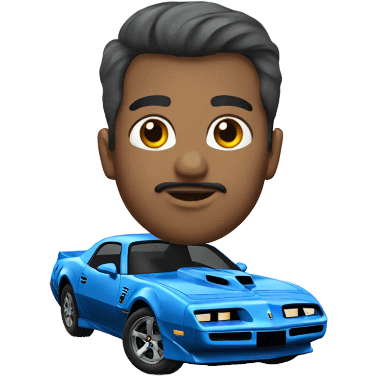 Blue trans am emoji