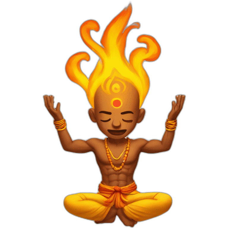 Dhalsim yoga fire emoji