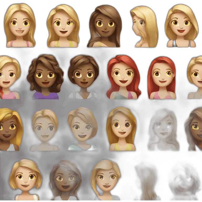 web design women emoji