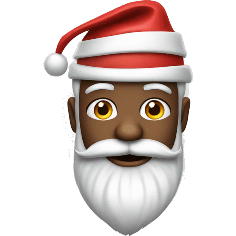 Santa with a top hat  emoji