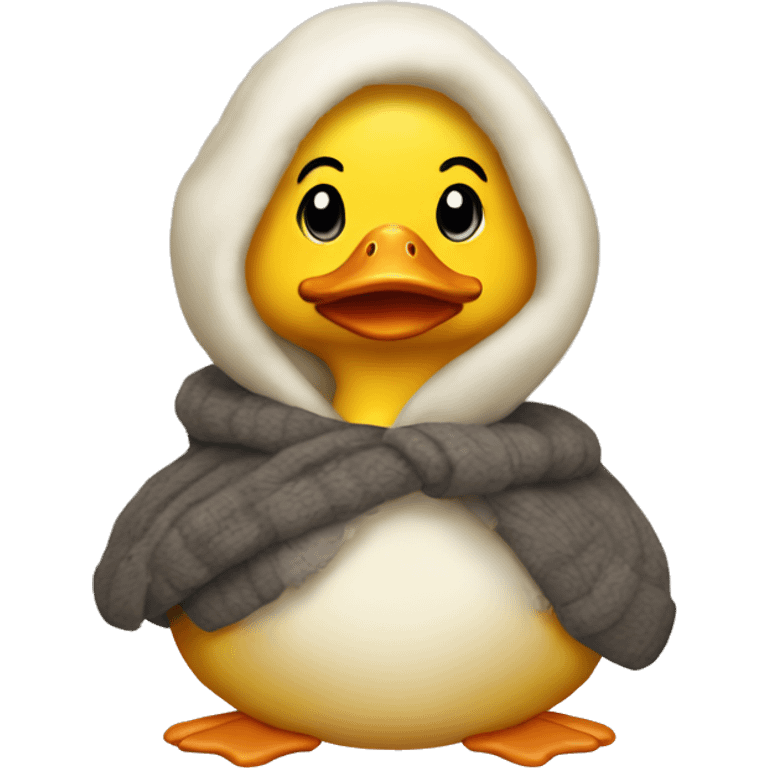 Cozy duck emoji