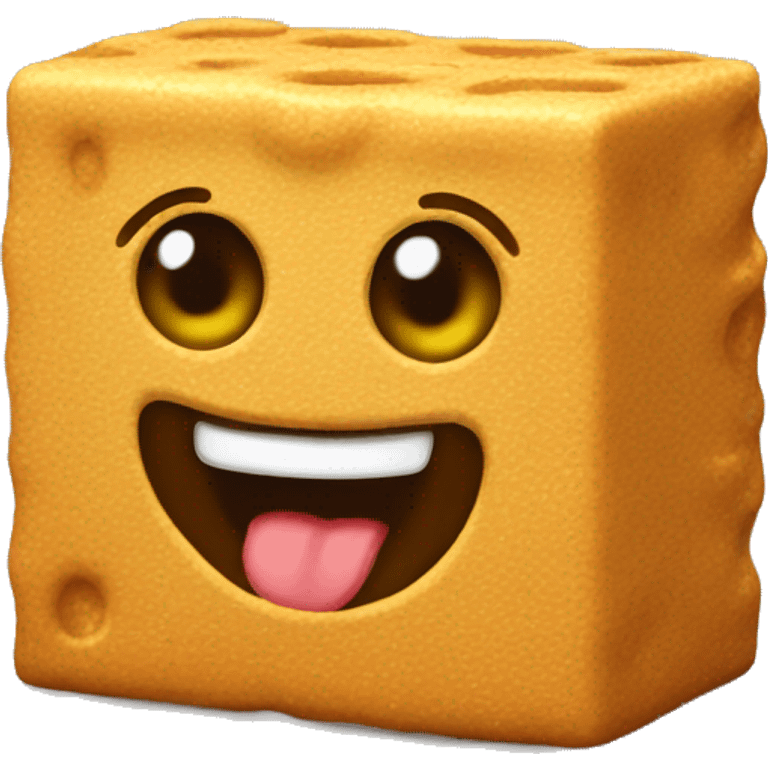 Golden poop brick emoji