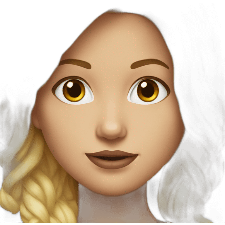 Nikki Bentz hyper realistic emoji