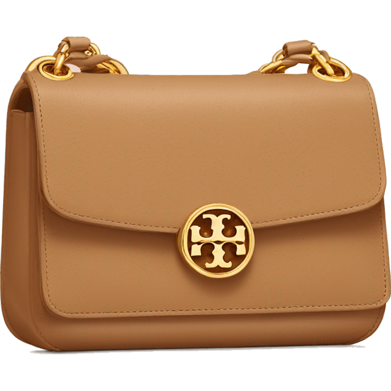 Tory Burch purse tan emoji