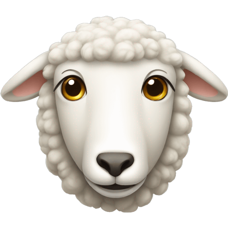 white sheep emoji