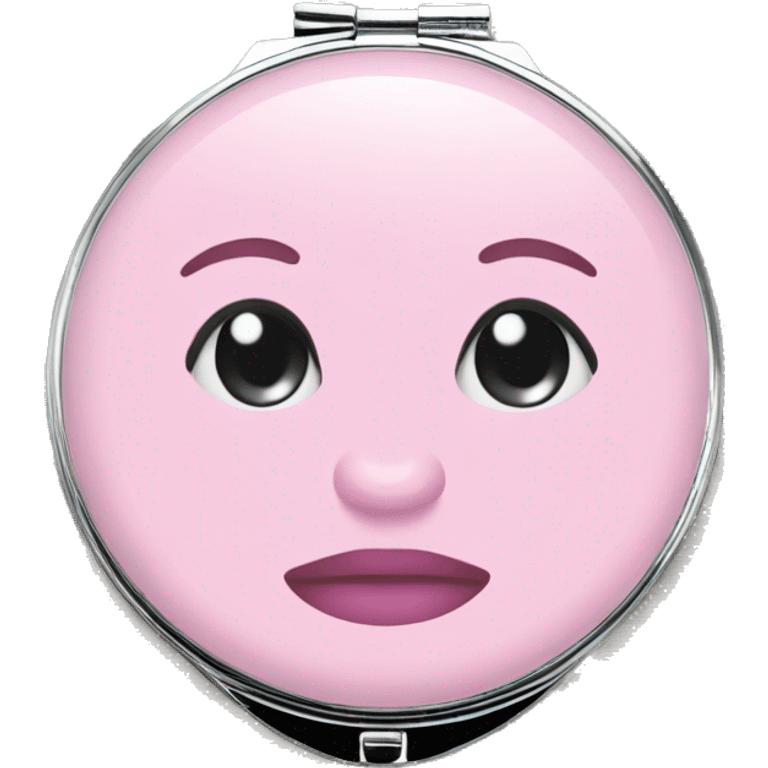 Pink compact mirror  emoji