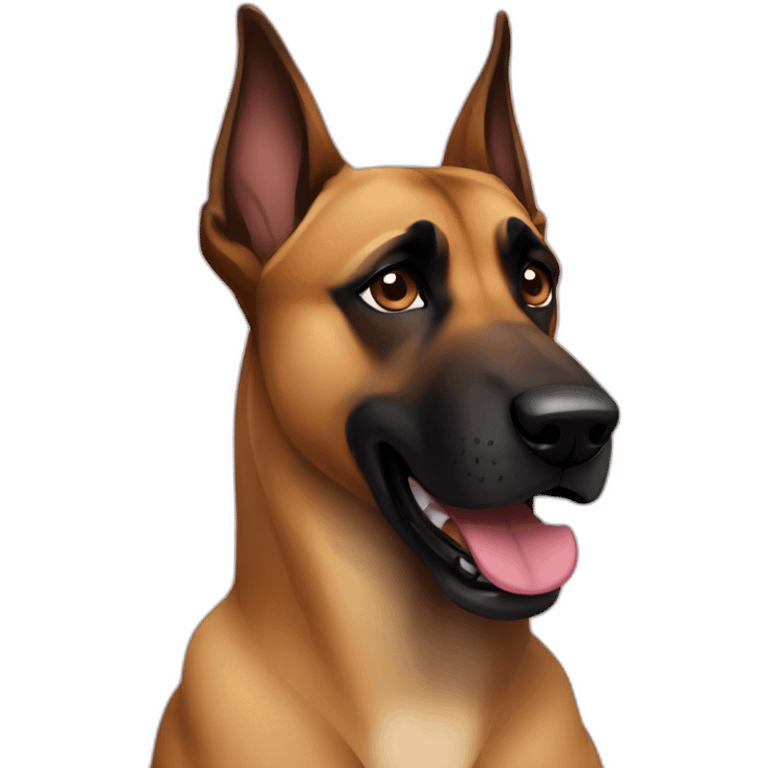 Malinois not happy emoji