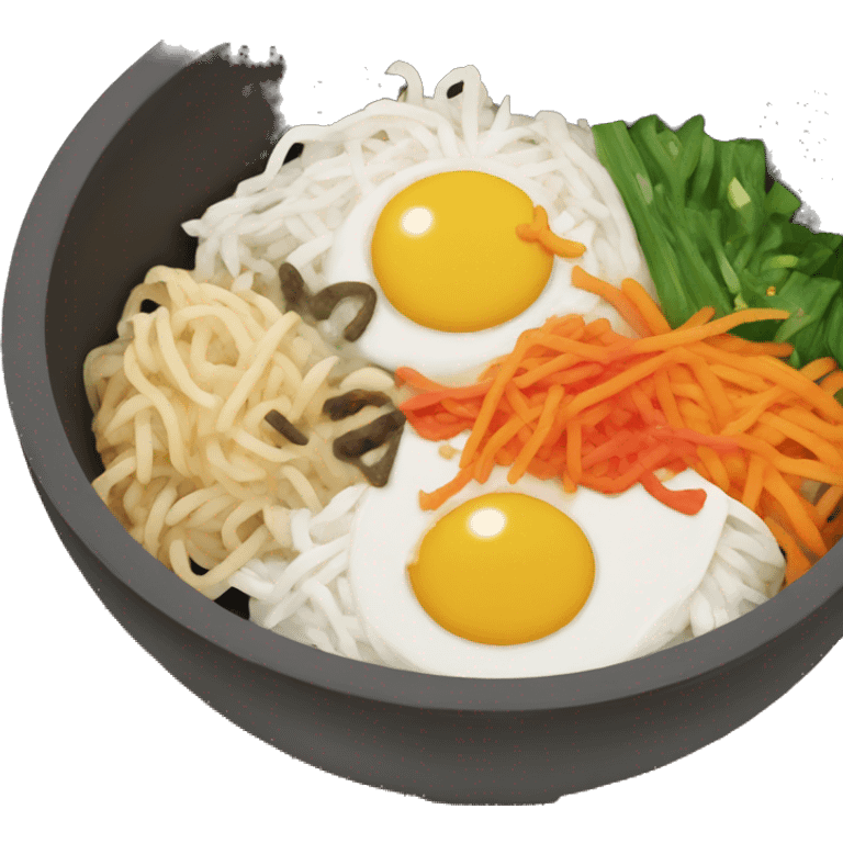 korean bibimbap emoji