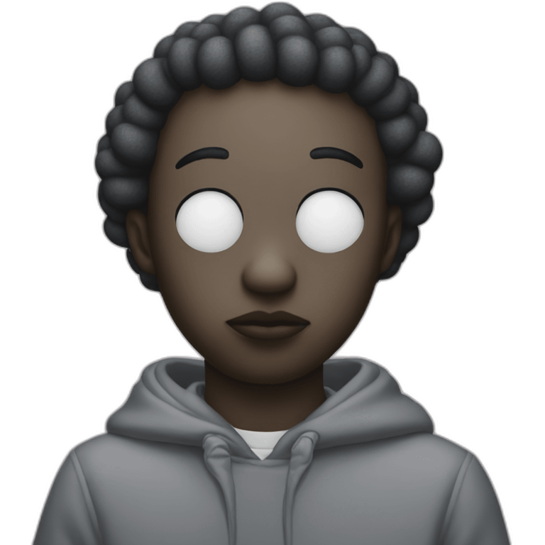 Kaws x eyes emoji