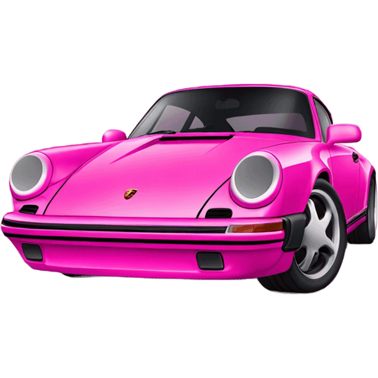 New porsche 911 pink emoji