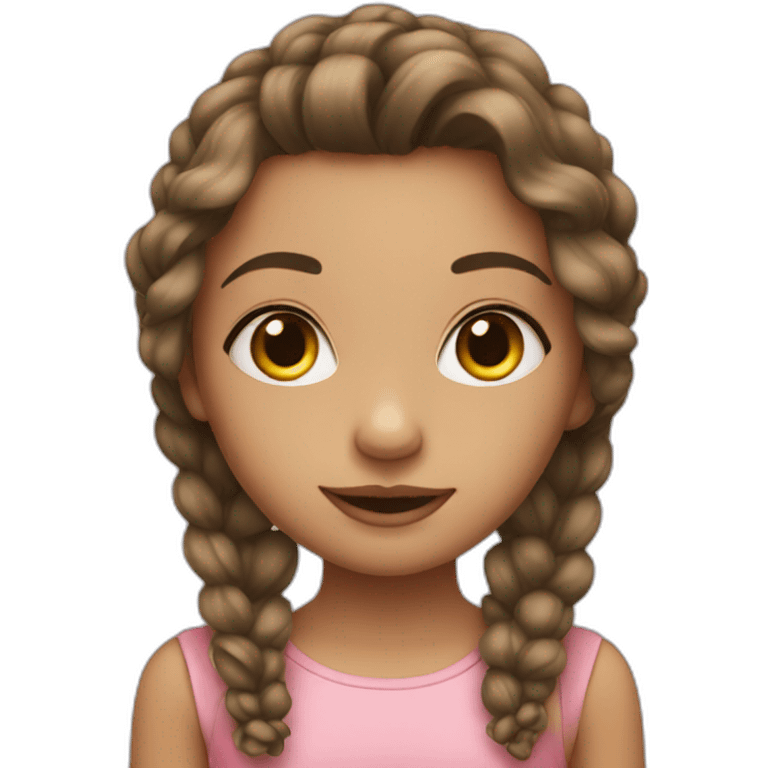 Cute pretty girl emoji