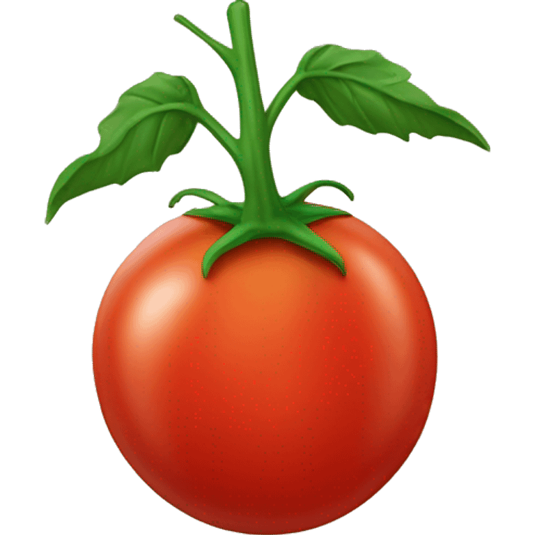 a tomato seed being plante emoji