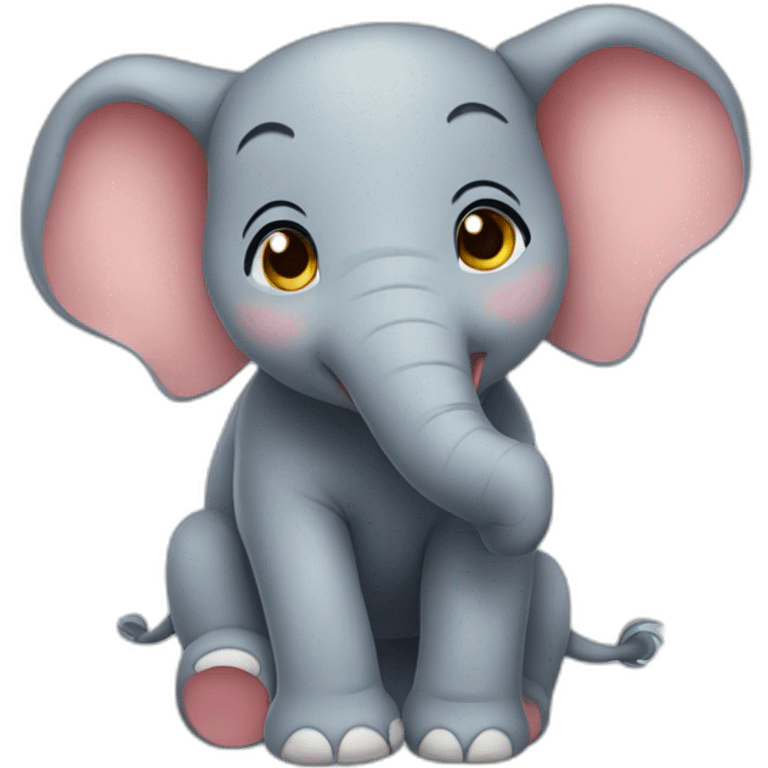 cute elephant emoji