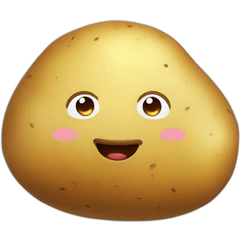 Cute potato emoji