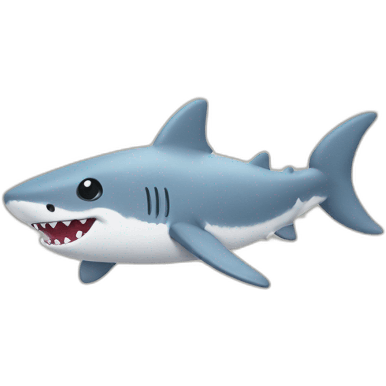 cute fluffy plush shark ikea emoji