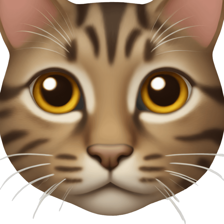 brown tabby cat  emoji