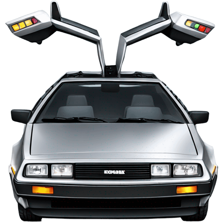 Flying DeLorean emoji