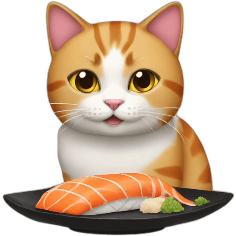 cat sushi emoji