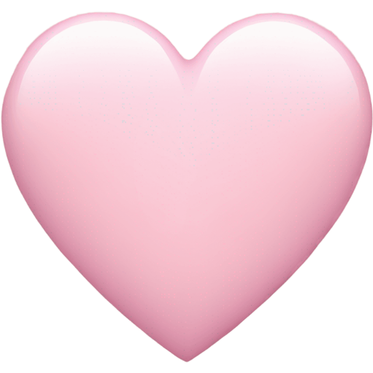 Pastel Pink heart  emoji