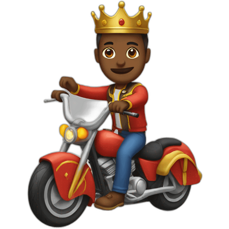 King was ride bike emoji