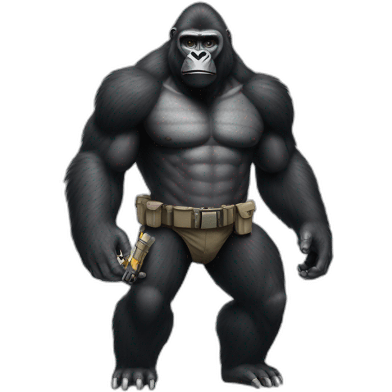 Macine-Gun-Gorilla emoji