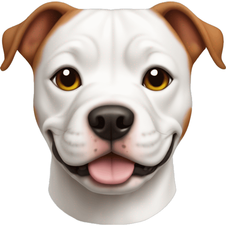 Ginger Staffordshire bull terrier emoji