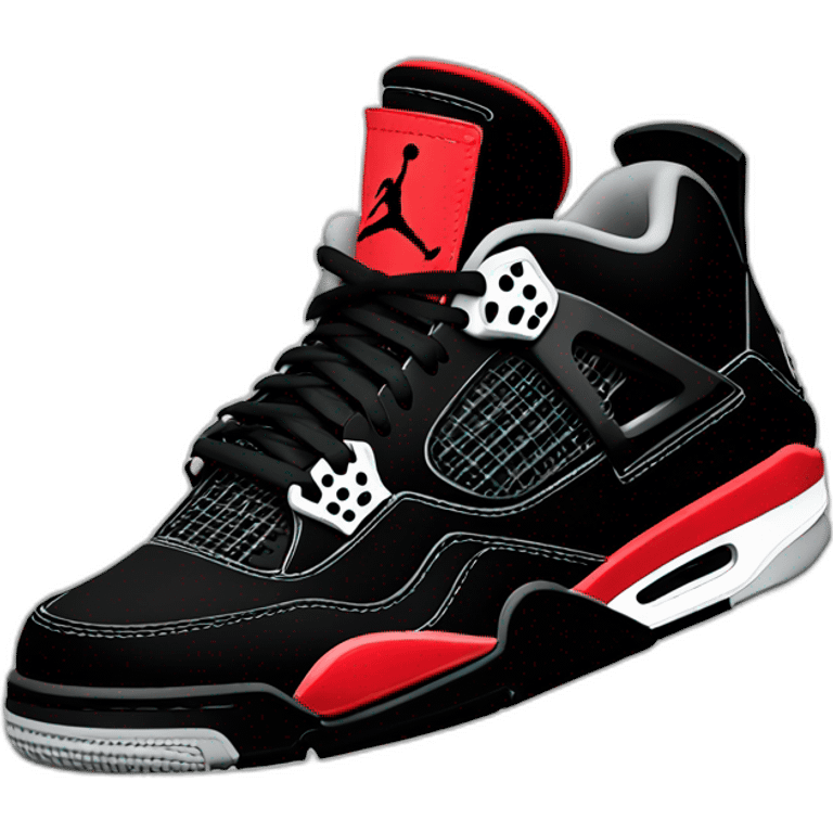 Jordan 4 bred reimagined emoji