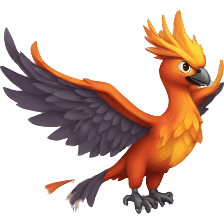 Phoenix cartoon emoji