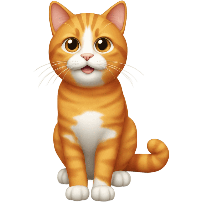 Orange cat emoji