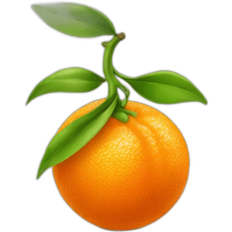 tangerine fruit emoji