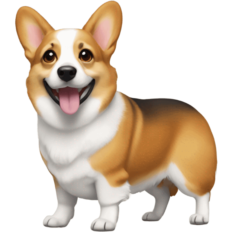 a corgi named lola emoji