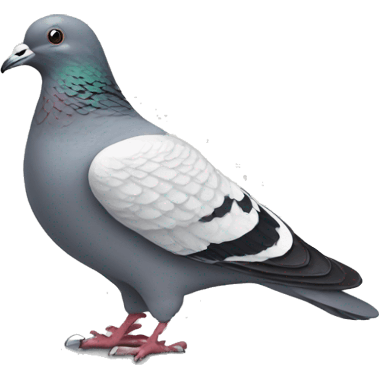 a pigeon wearing converses emoji