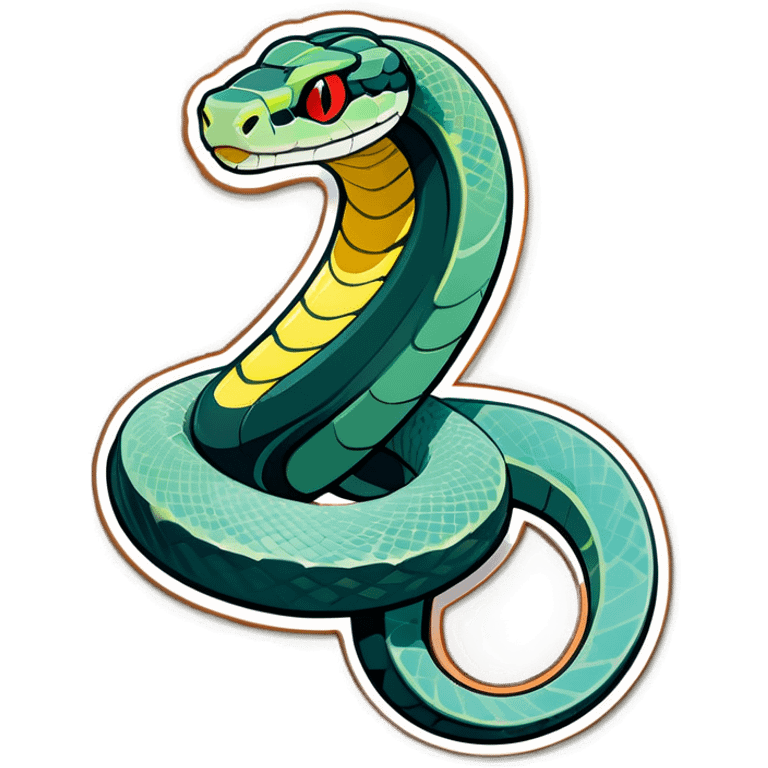 academician snake emoji