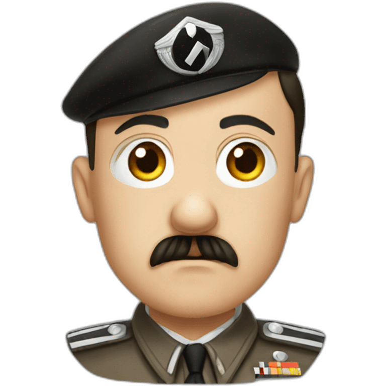 Hitler qui lève le bras emoji