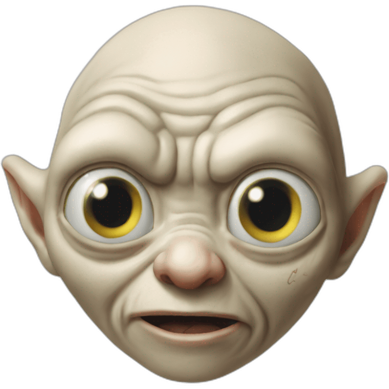 Gollum coeur dans les yeux emoji