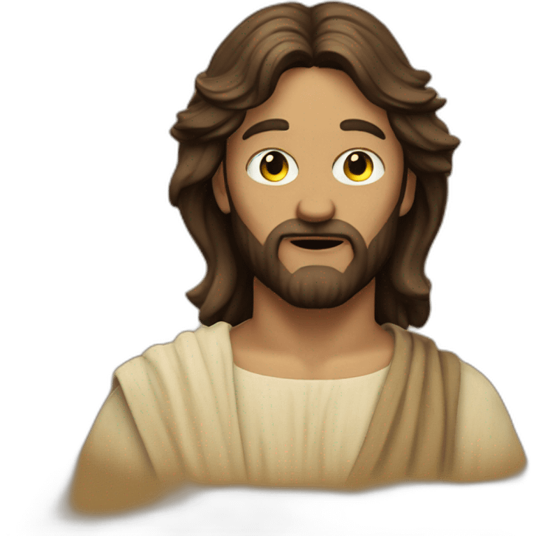 Jesus defeated Satan emoji